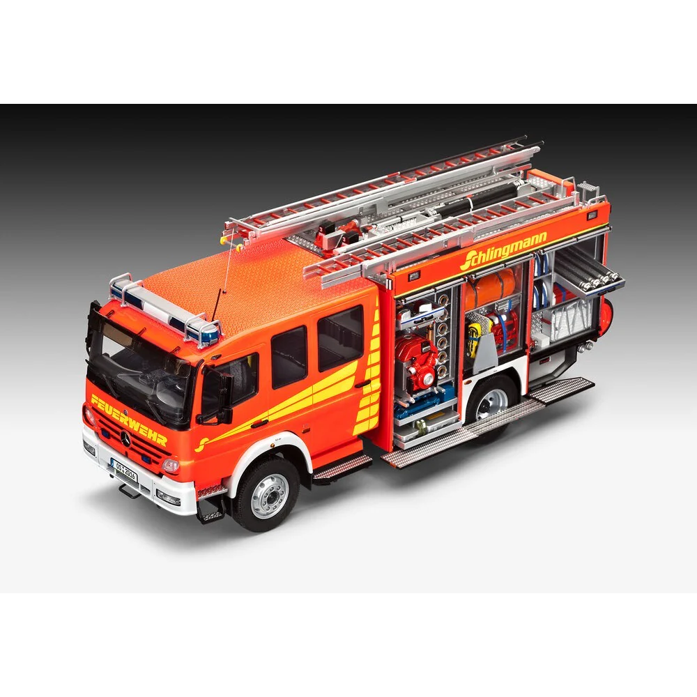 Revell 07404 1/24 Mercedes-Benz Atego 1529 AF Schlingmann LF20/16 Fire Truck - Image 9