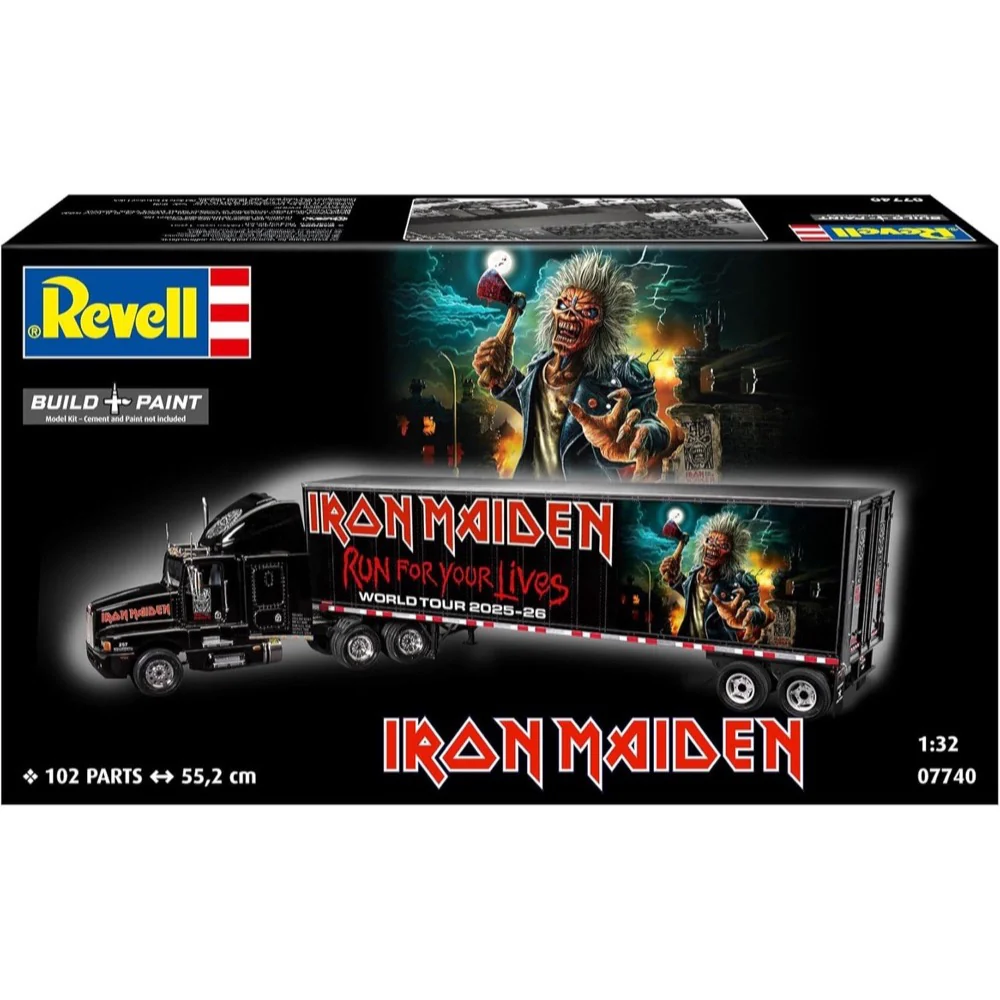 Revell 07740 1/32 Tour Truck Iron Maiden 50th Anniversary - Image 2