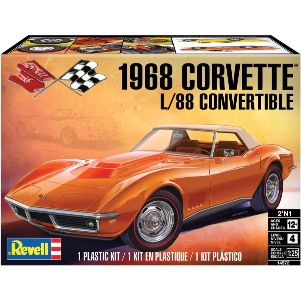 Revell 14572 1/24 68 Corvette L-88 Roadster