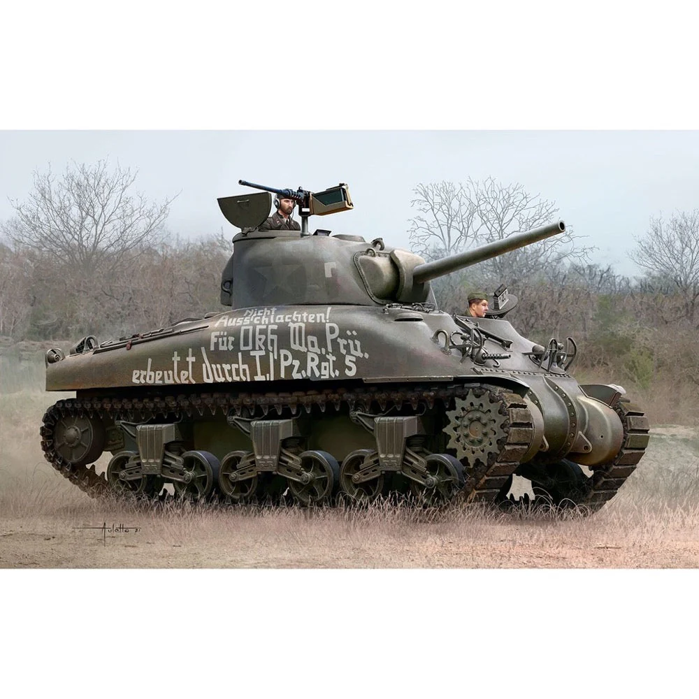 Revell 63290 1/72 Sherman M4A1 Model Kit Set - Image 7
