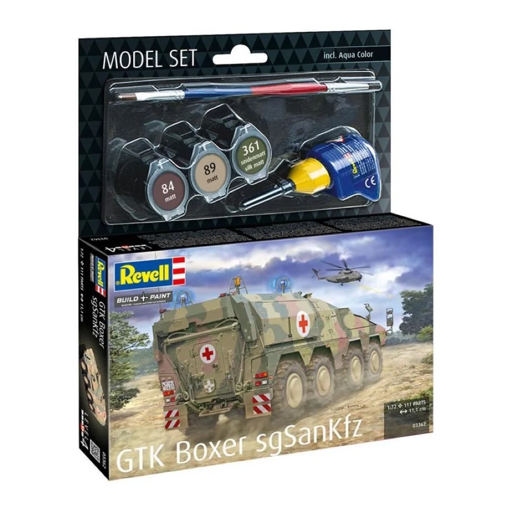 Revell 63362 1/72 GTK Boxer sgSANKfz Model Kit Set - Image 2