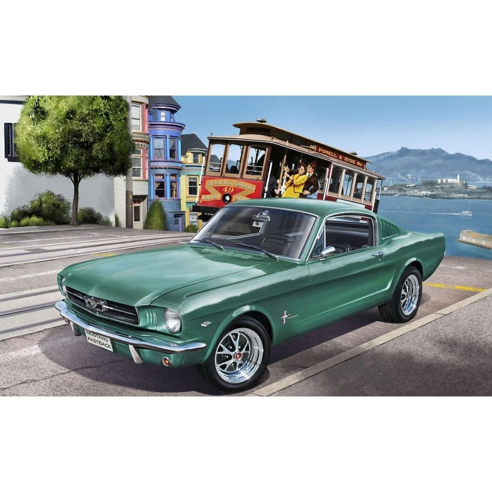 Revell 67065 1/24 1965 Ford Mustang 2+2 Fastback Model Kit Set - Image 2