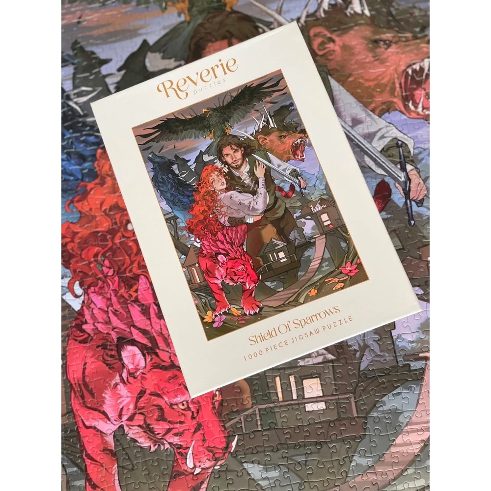 Reverie Shield Of Sparrows 1000pc Jigsaw Puzzle - Image 2