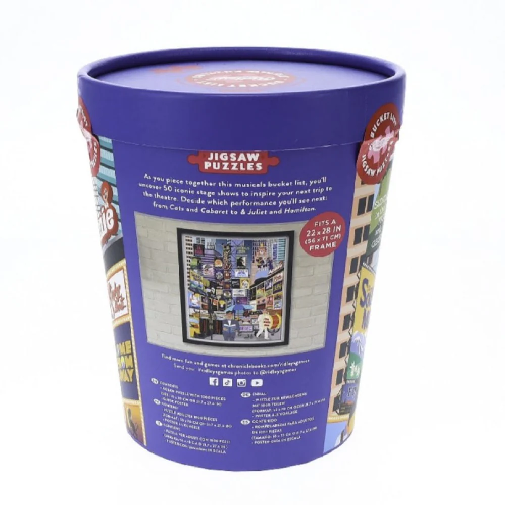 Ridleys 50 Must-See Musicals Bucket List 1000pc Jigsaw Puzzle - Image 2