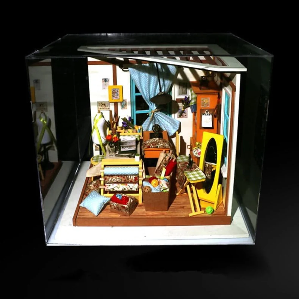 Robotime DIY Mini House Acrylic Display Case (Dust Cover) - Image 5