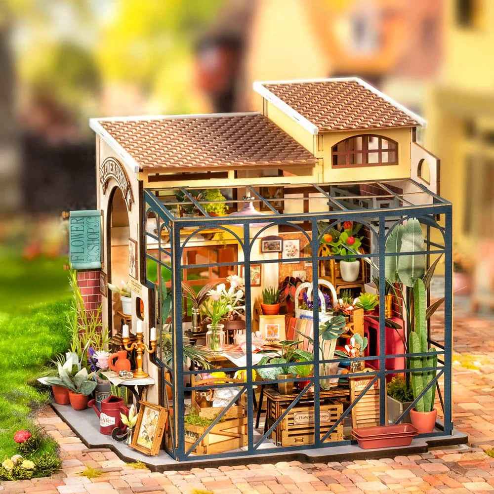 Robotime DIY Mini House Emily's Flower Shop - Image 2