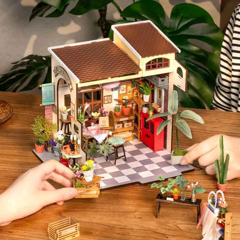 Robotime DIY Mini House Emily's Flower Shop - Image 4