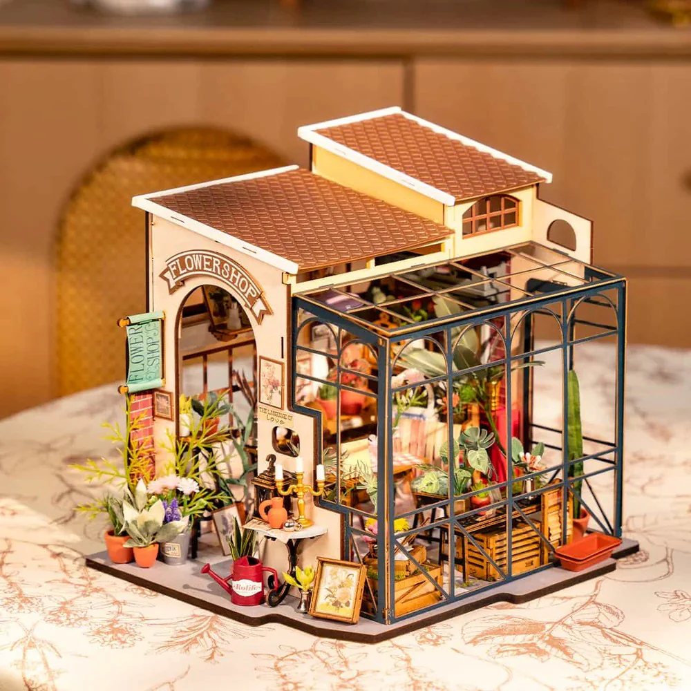 Robotime DIY Mini House Emily's Flower Shop - Image 7