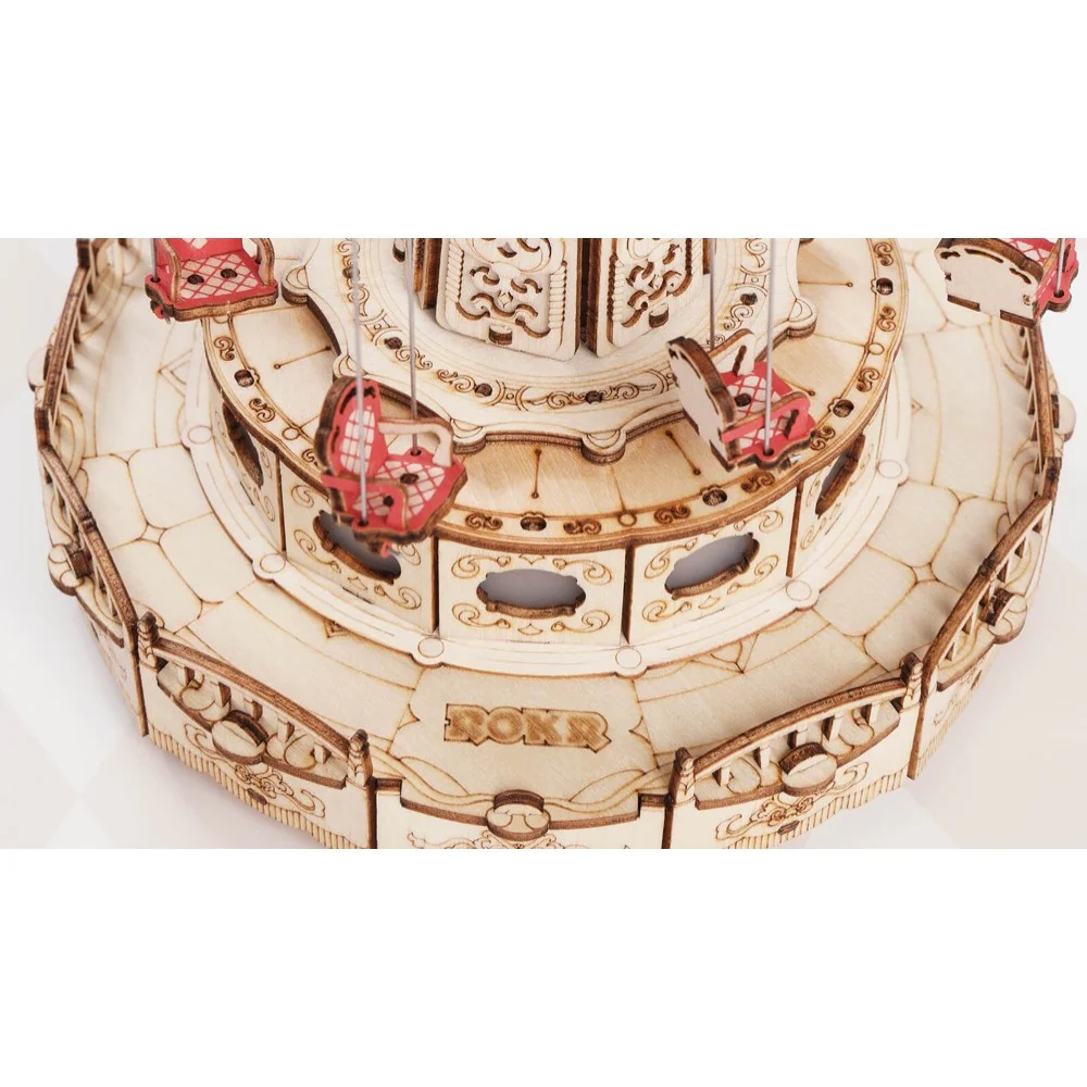 Robotime DIY Swing Ride Amusement Park - Image 5