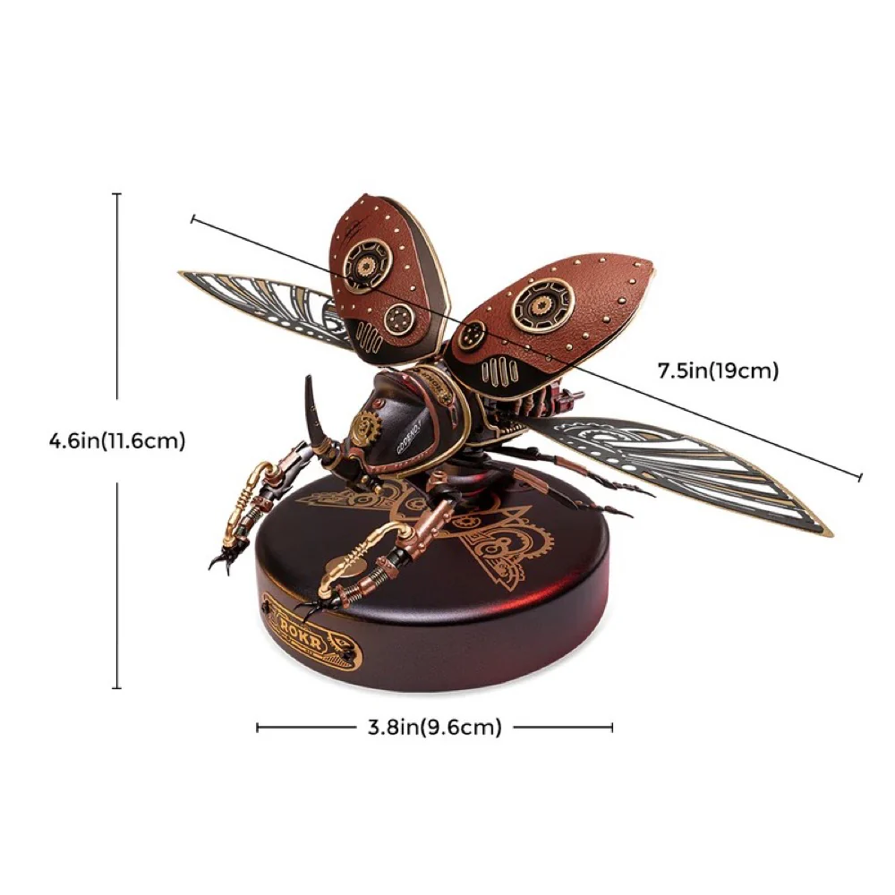 Robotime Rokr DIY Rhinoceros Beetle - Image 6
