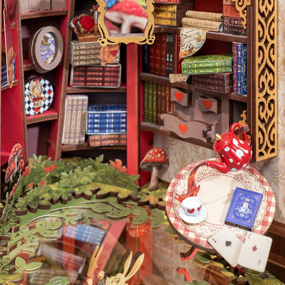 Robotime Rolife DIY Bookends Fall Into Wonder - Image 3