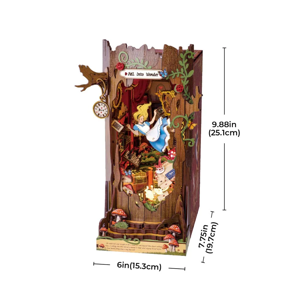 Robotime Rolife DIY Bookends Fall Into Wonder - Image 8