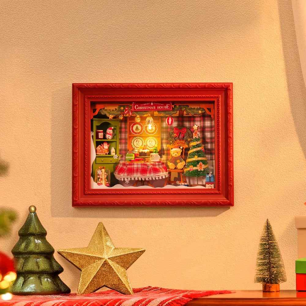 Robotime Rolife DIY Framed Christmas Eve Party - Image 2