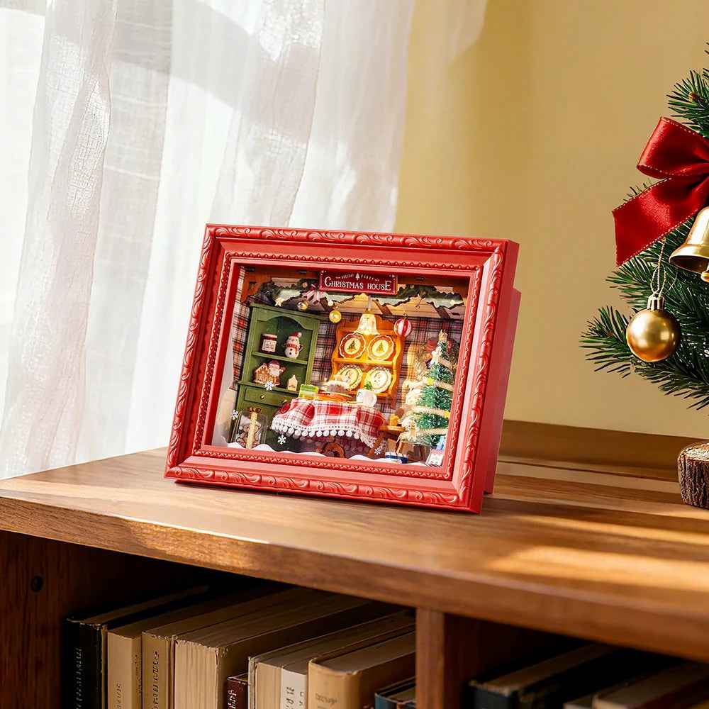 Robotime Rolife DIY Framed Christmas Eve Party - Image 3