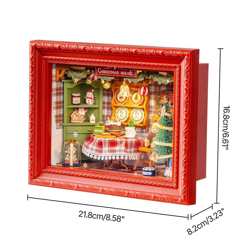 Robotime Rolife DIY Framed Christmas Eve Party - Image 6