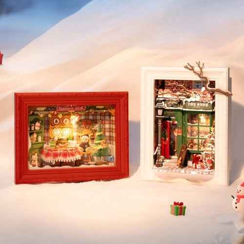 Robotime Rolife DIY Framed Santas Toy Shop - Image 6