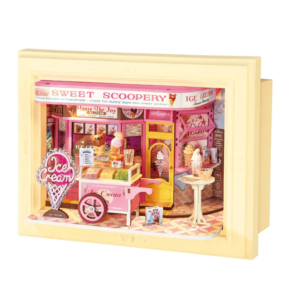 Robotime Rolife DIY Framed Sweet Scoopery Ice Cream