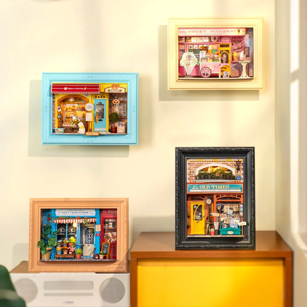 Robotime Rolife DIY Framed Sweet Scoopery Ice Cream - Image 4