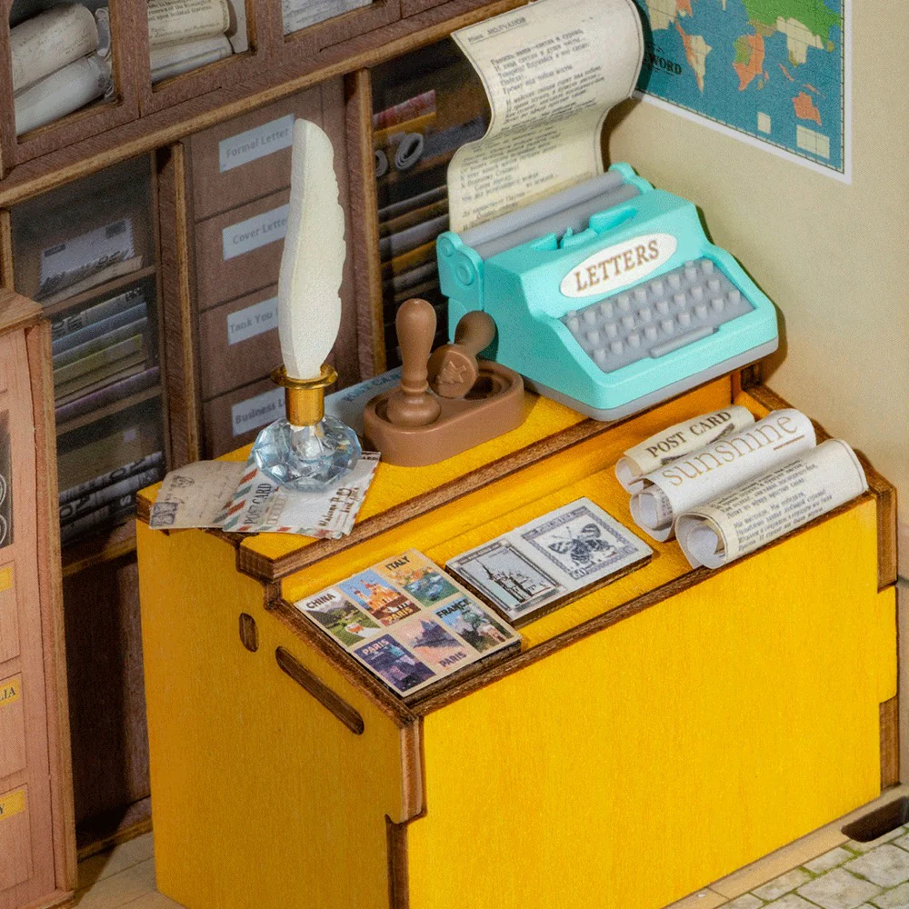 Robotime Rolife DIY Mini House Century Post Office - Image 5