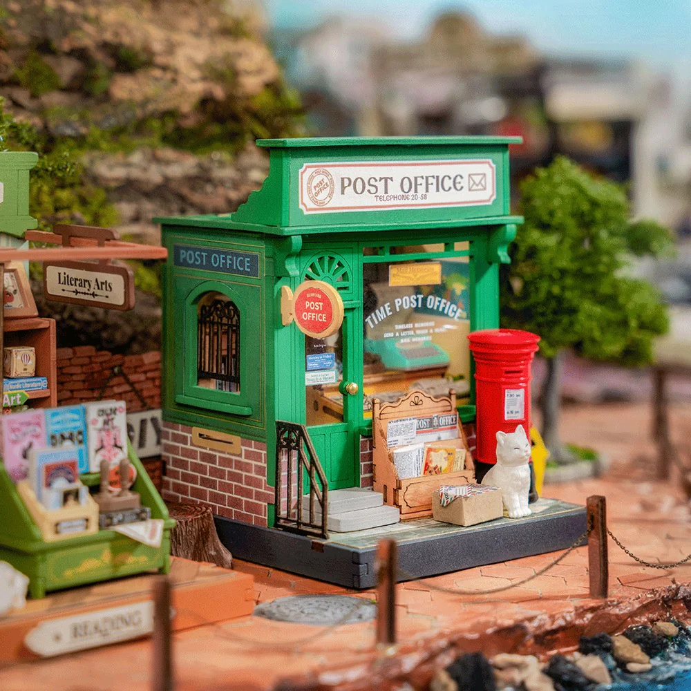 Robotime Rolife DIY Mini House Century Post Office - Image 8