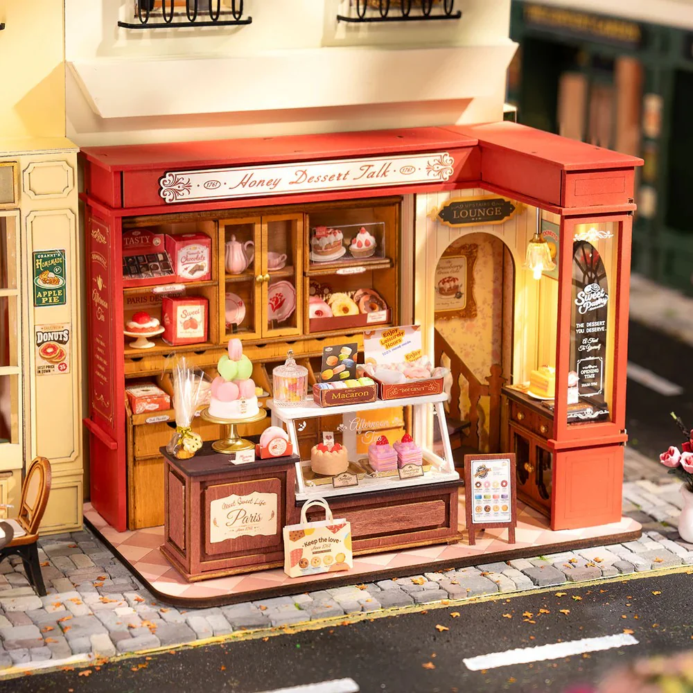 Robotime Rolife DIY Mini House Honey Dessert Talk - Image 3