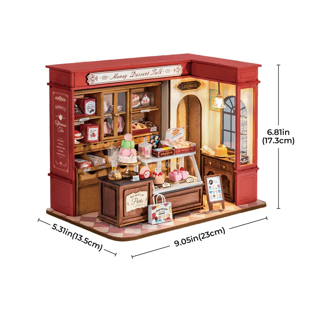 Robotime Rolife DIY Mini House Honey Dessert Talk - Image 6