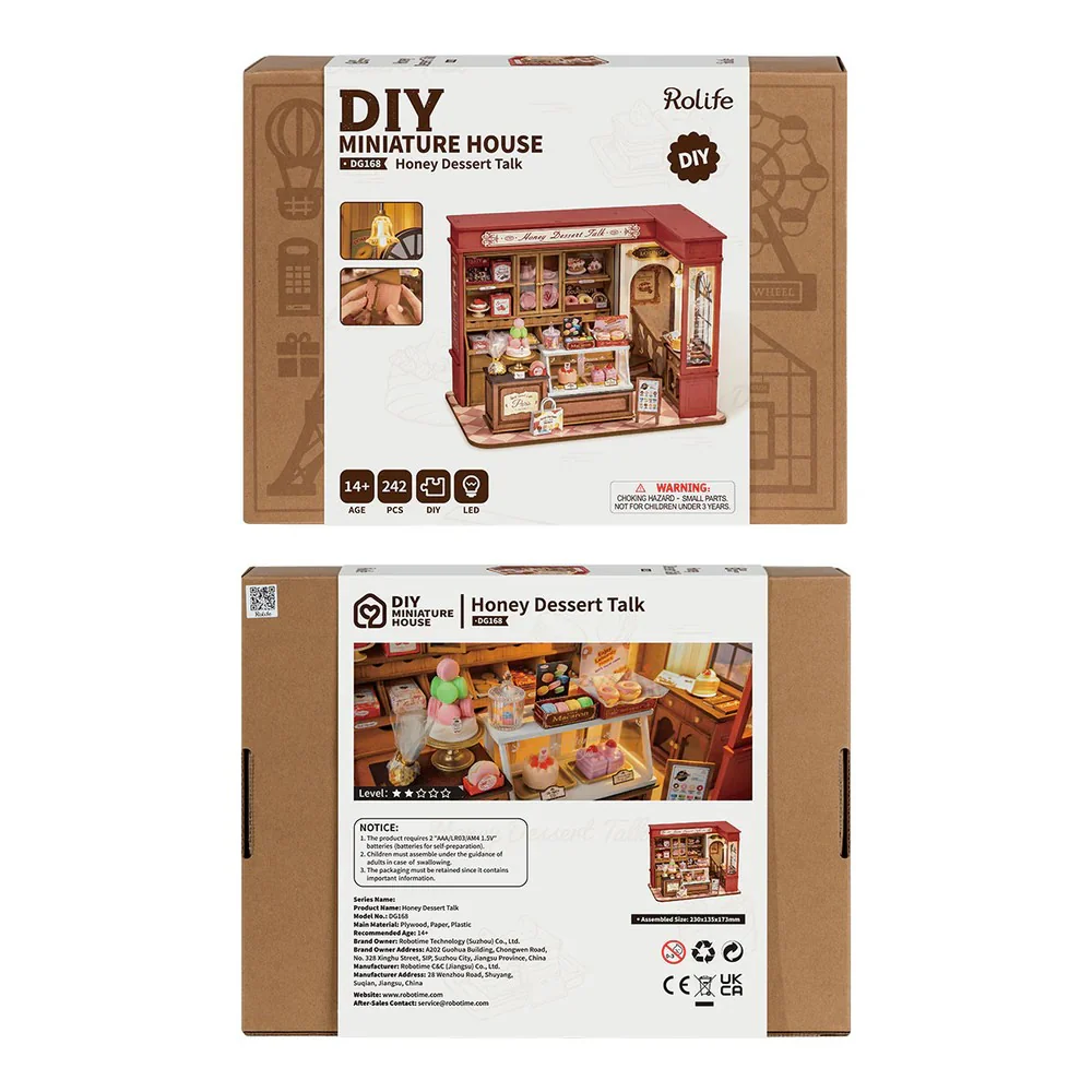 Robotime Rolife DIY Mini House Honey Dessert Talk - Image 7