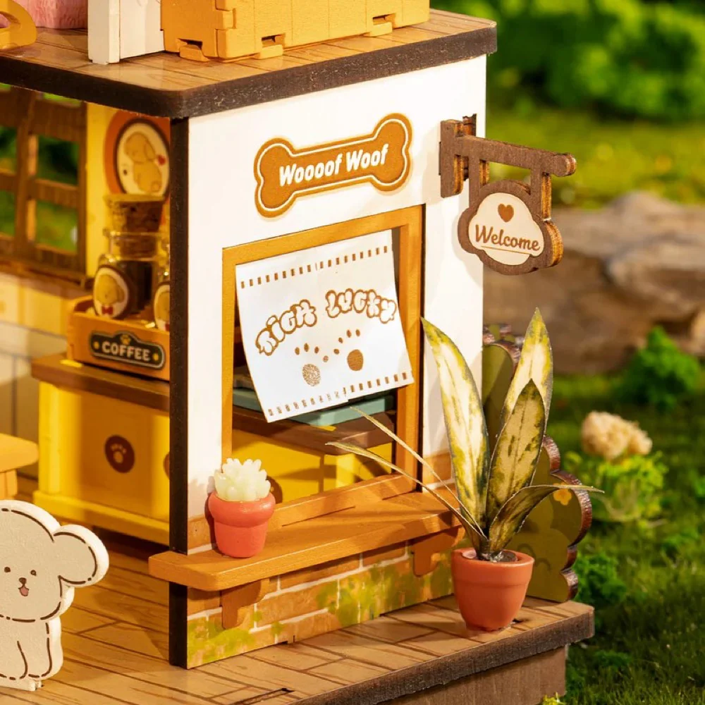 Robotime Rolife DIY Mini House Puppys Cozy Villa - Image 3