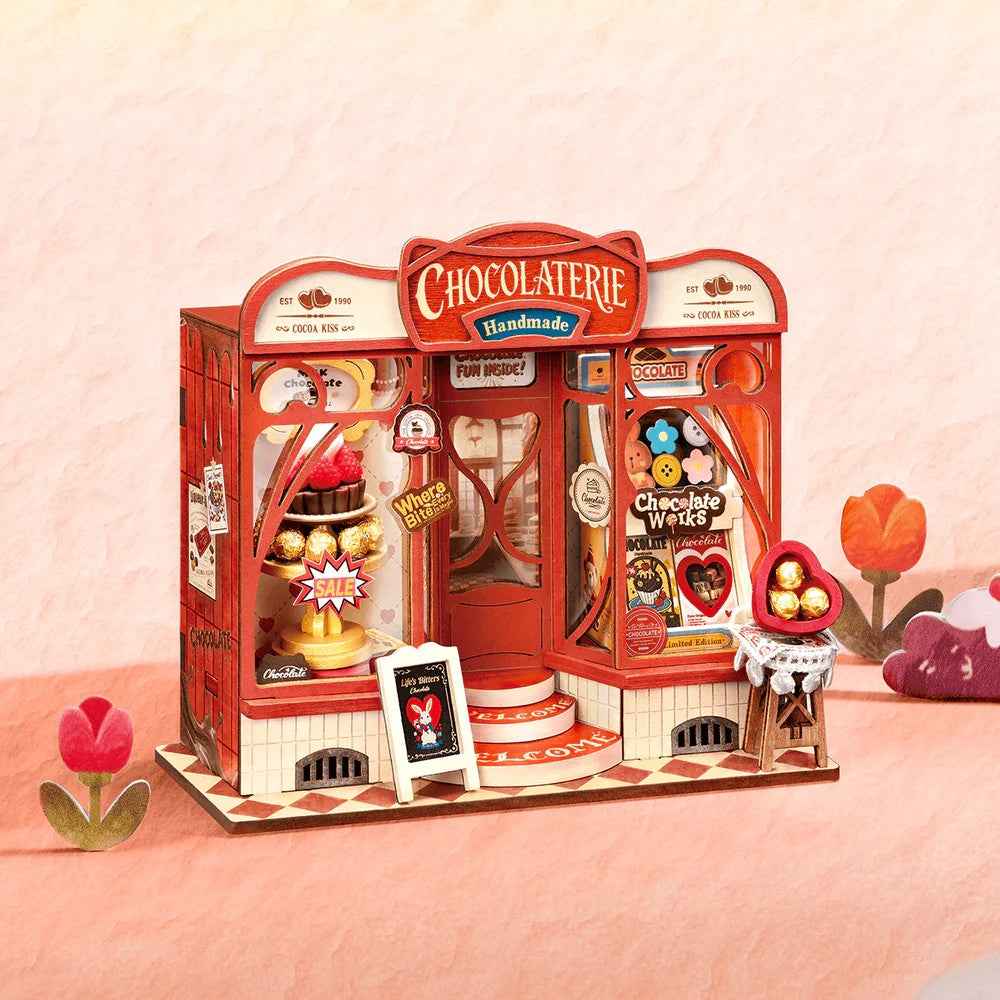 Robotime Rolife DIY Mini Store Sweet Chocolate Shop - Image 2
