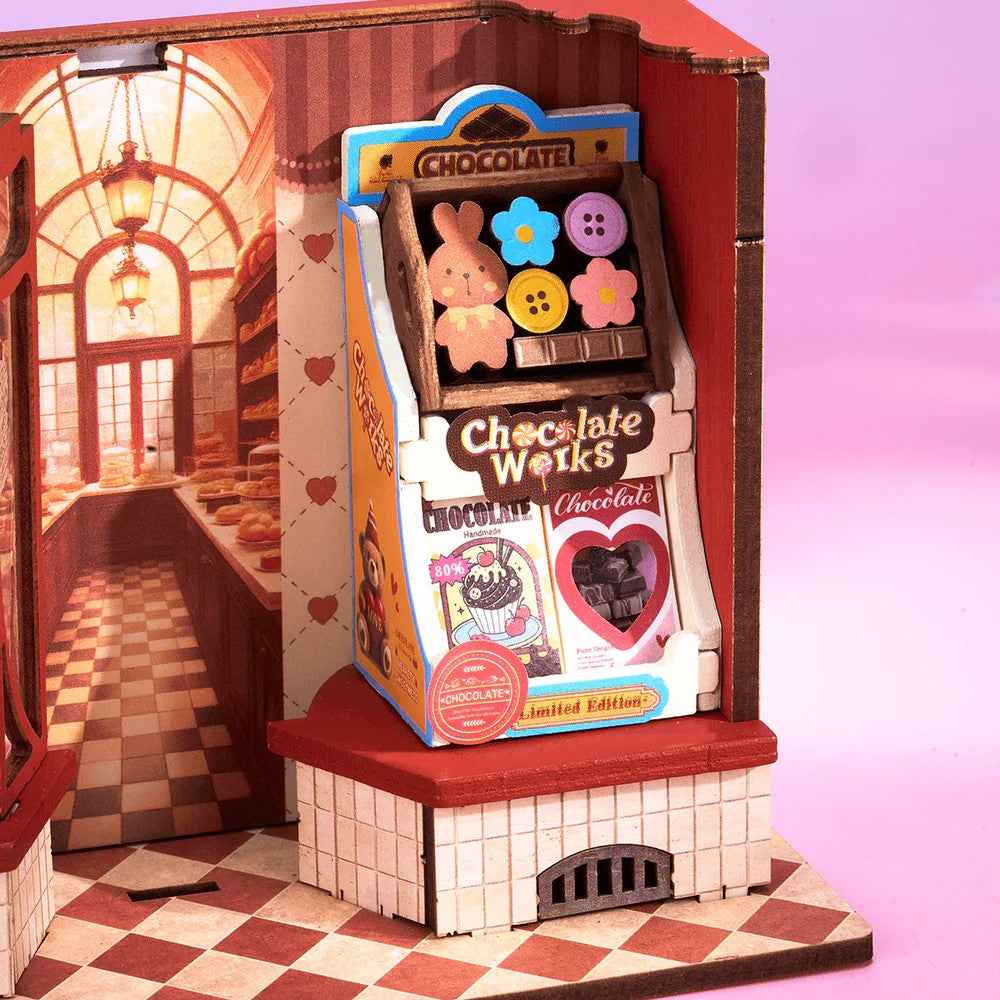 Robotime Rolife DIY Mini Store Sweet Chocolate Shop - Image 4