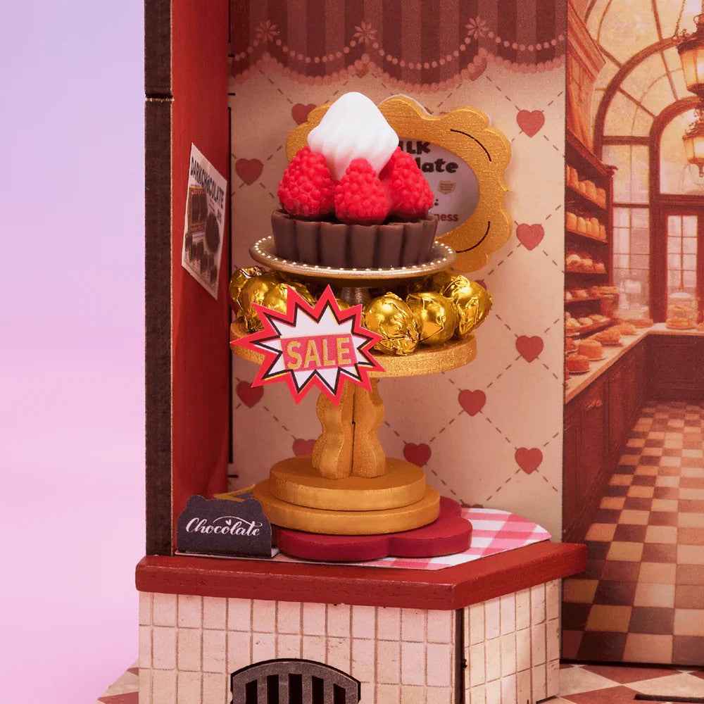 Robotime Rolife DIY Mini Store Sweet Chocolate Shop - Image 5