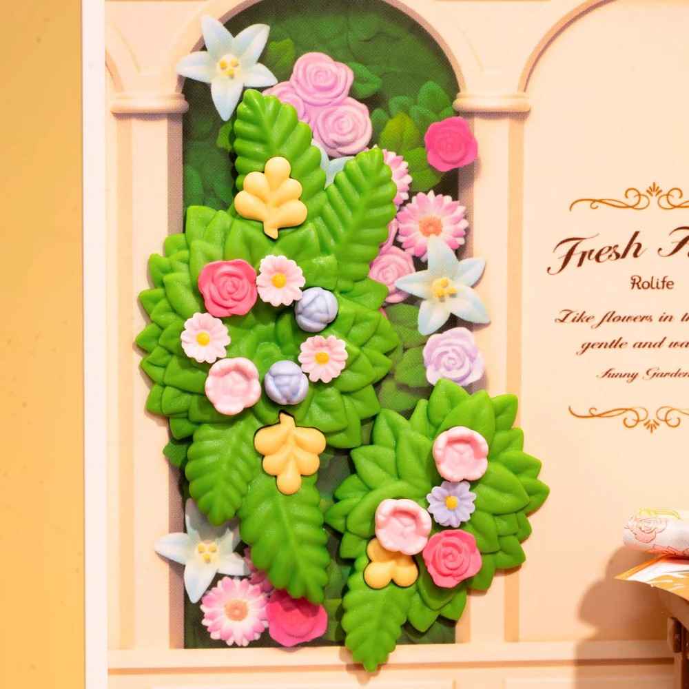 Robotime Rolife DIY Plastic Superstore Fresh Flower Shop - Image 5