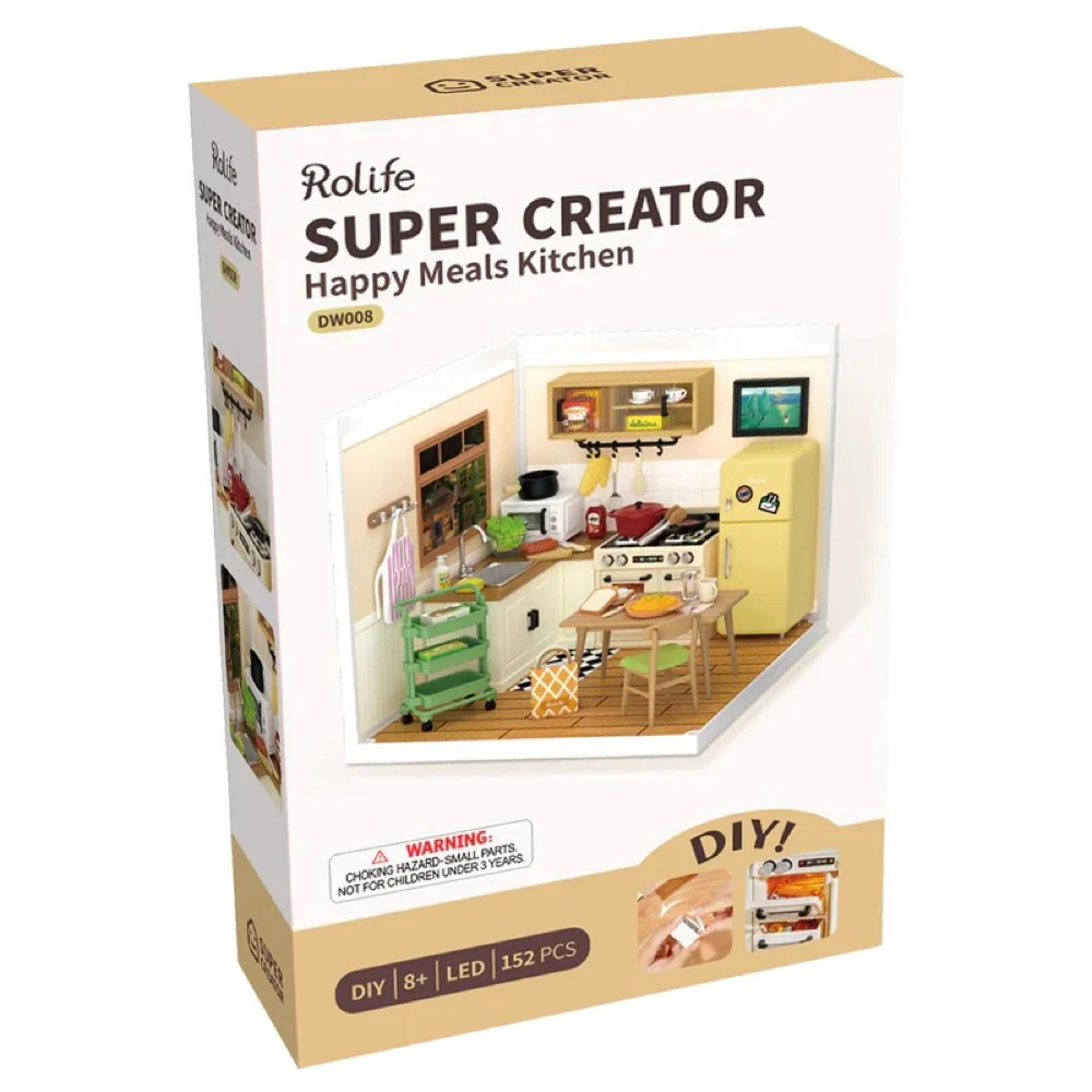 Robotime Rolife DIY Plastic Superstore Happy Meals