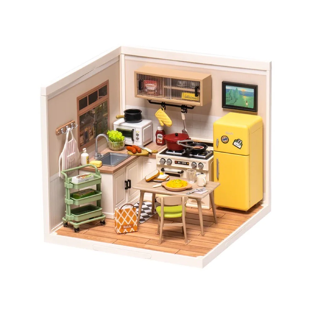 Robotime Rolife DIY Plastic Superstore Happy Meals - Image 2