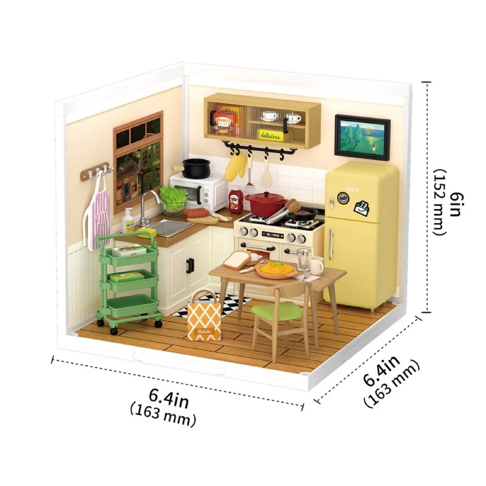 Robotime Rolife DIY Plastic Superstore Happy Meals - Image 7