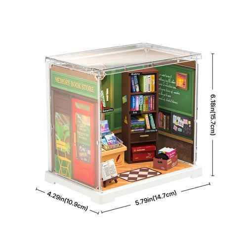 Robotime Rolife DIY Plastic Superstore Mini Memory Bookstore - Image 4