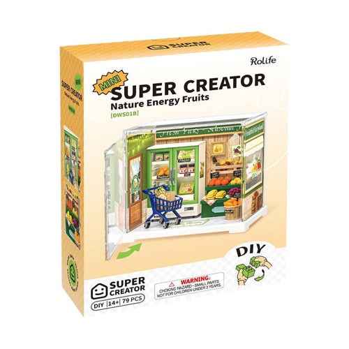 Robotime Rolife DIY Plastic Superstore Mini Nature Energy Fruits - Image 5