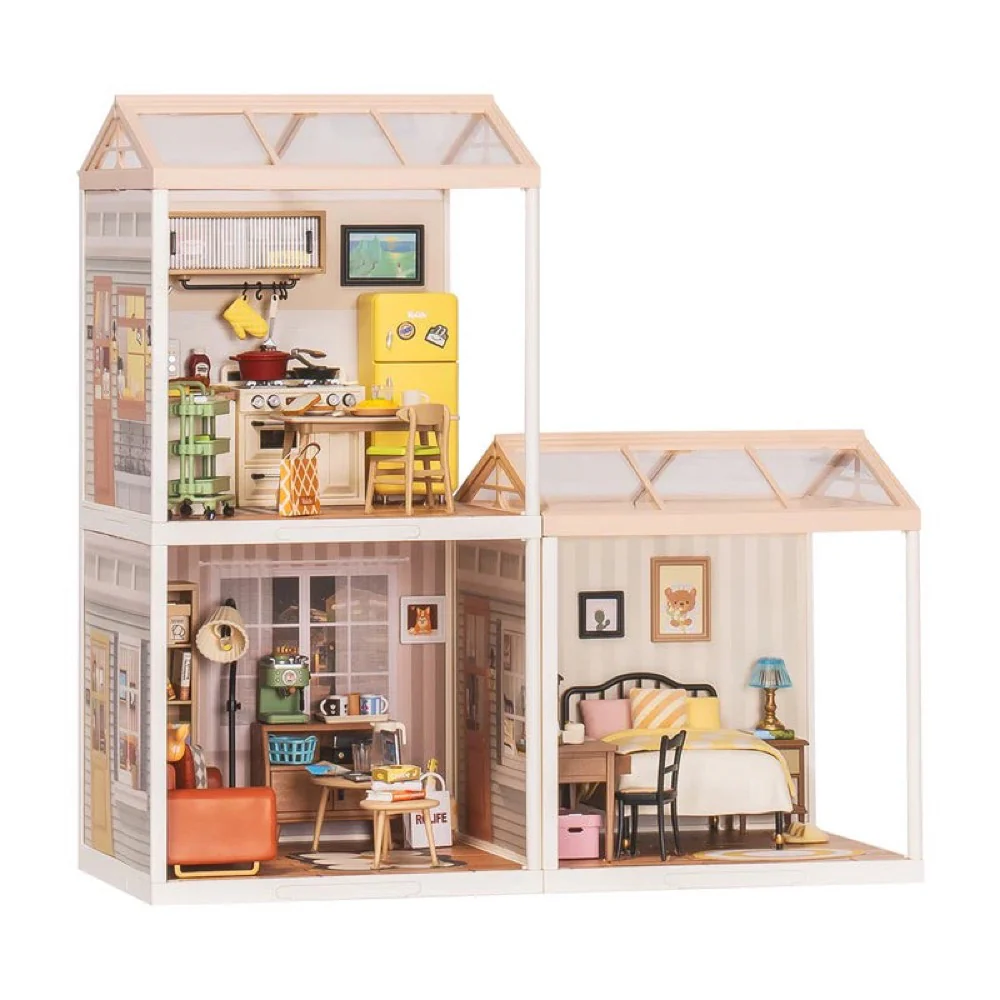 Robotime Rolife DIY Plastic Superstore - Roof Only (D) - Image 5