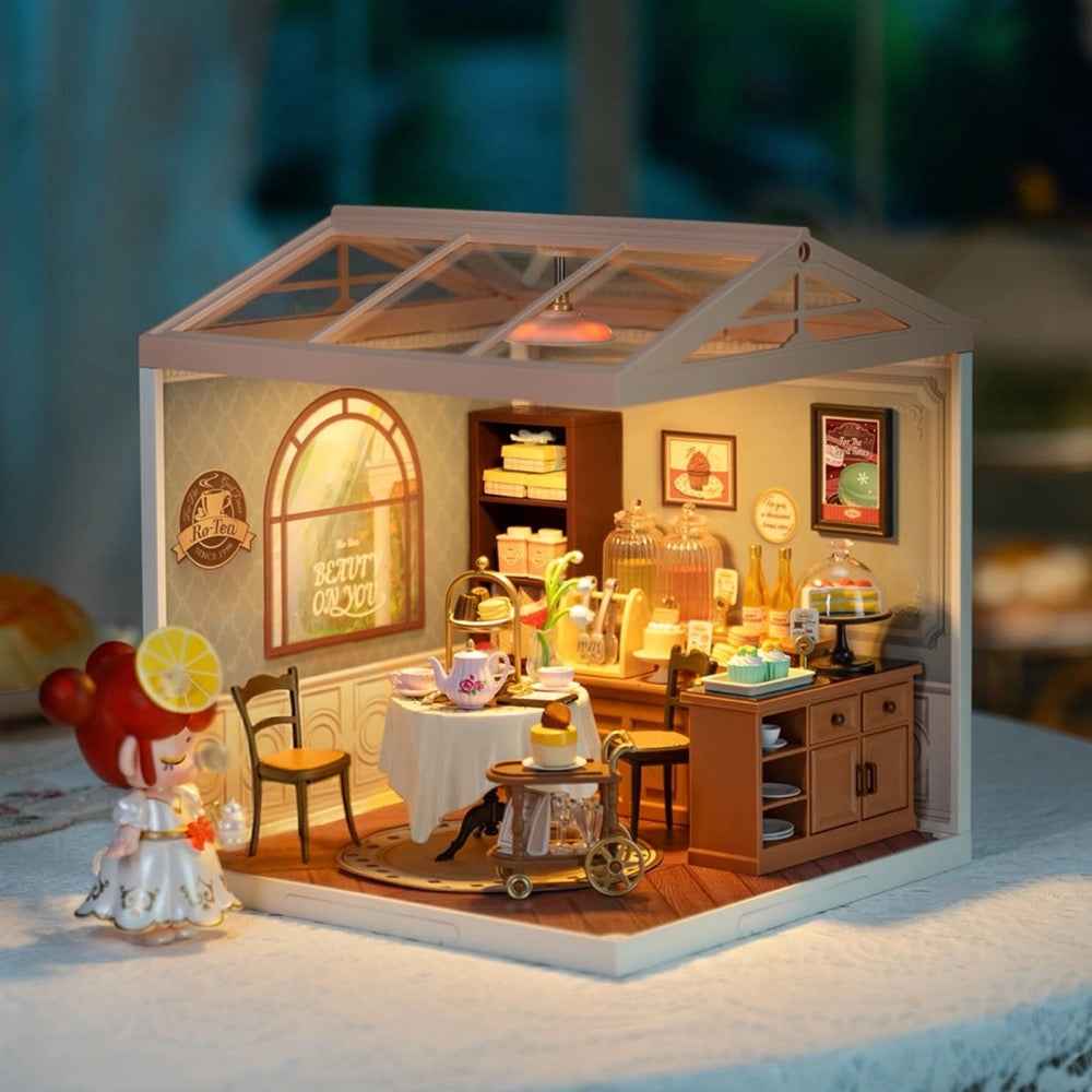 Robotime Rolife DIY Plastic Superstore Sweet Sips Tea - Image 2