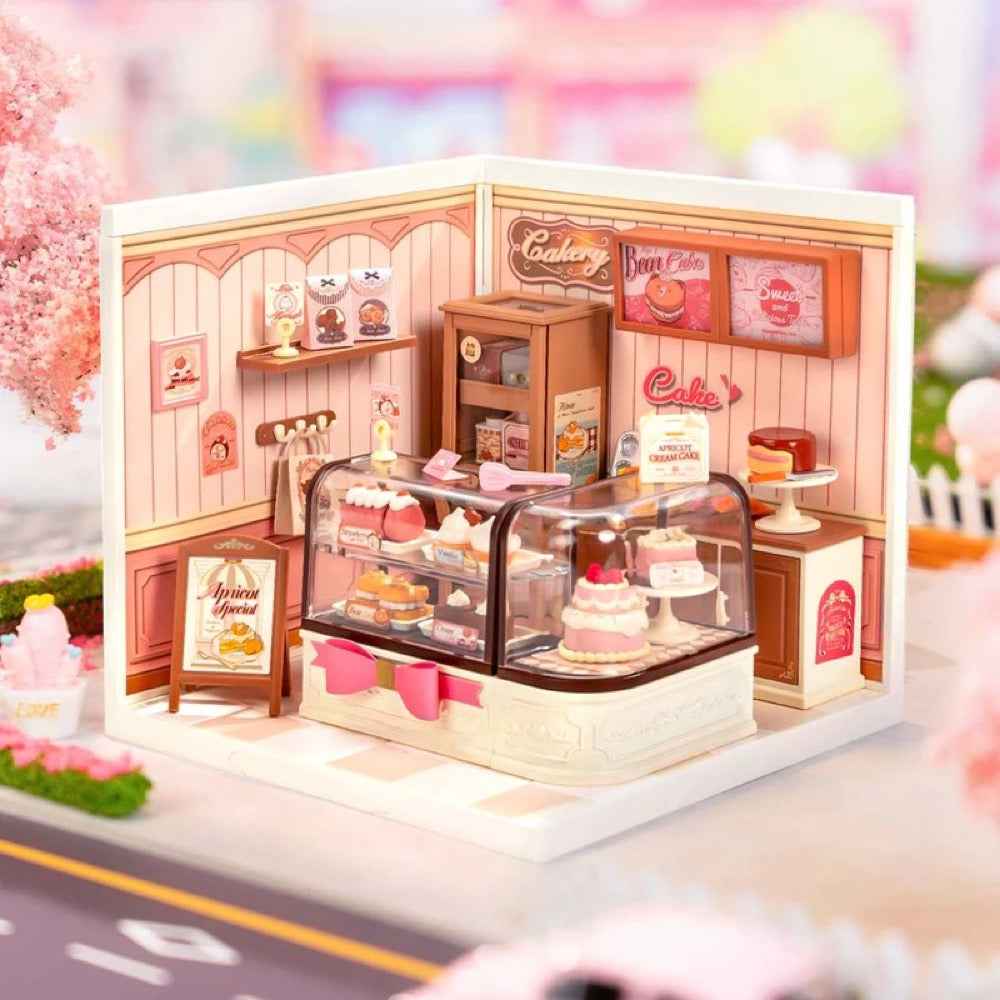 Robotime Rolife DIY Plastic Superstore Tasty Cake Shop - Image 3