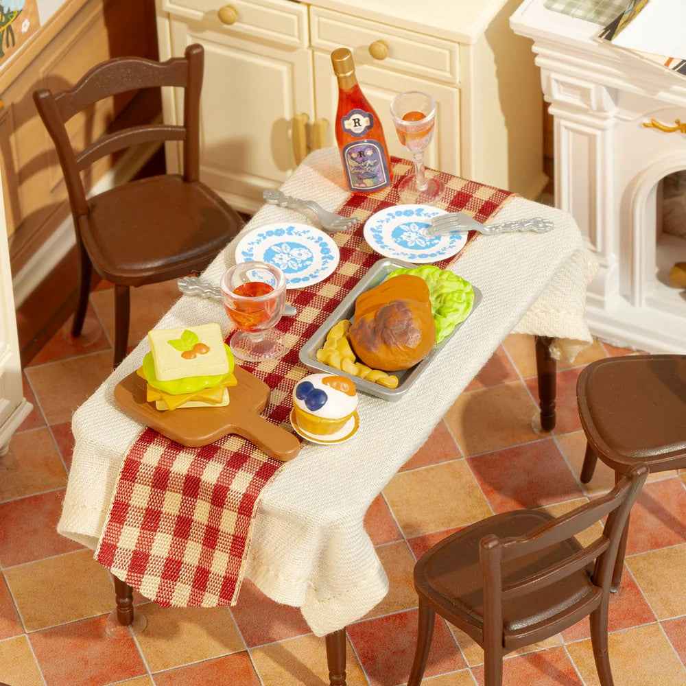 Robotime Rolife DIY Plastic Superstore Warm Dining Room - Image 3