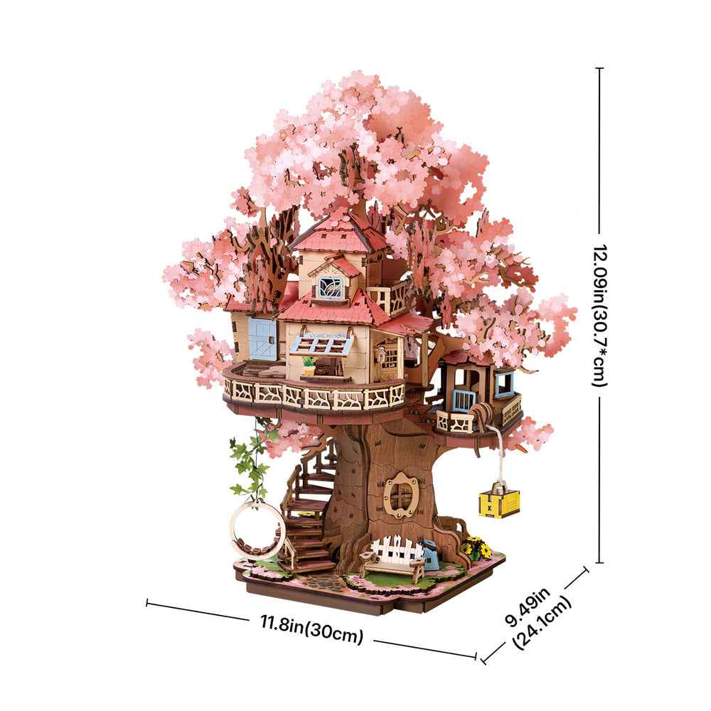 Robotime Rolife DIY Sakura Tree House - Image 7