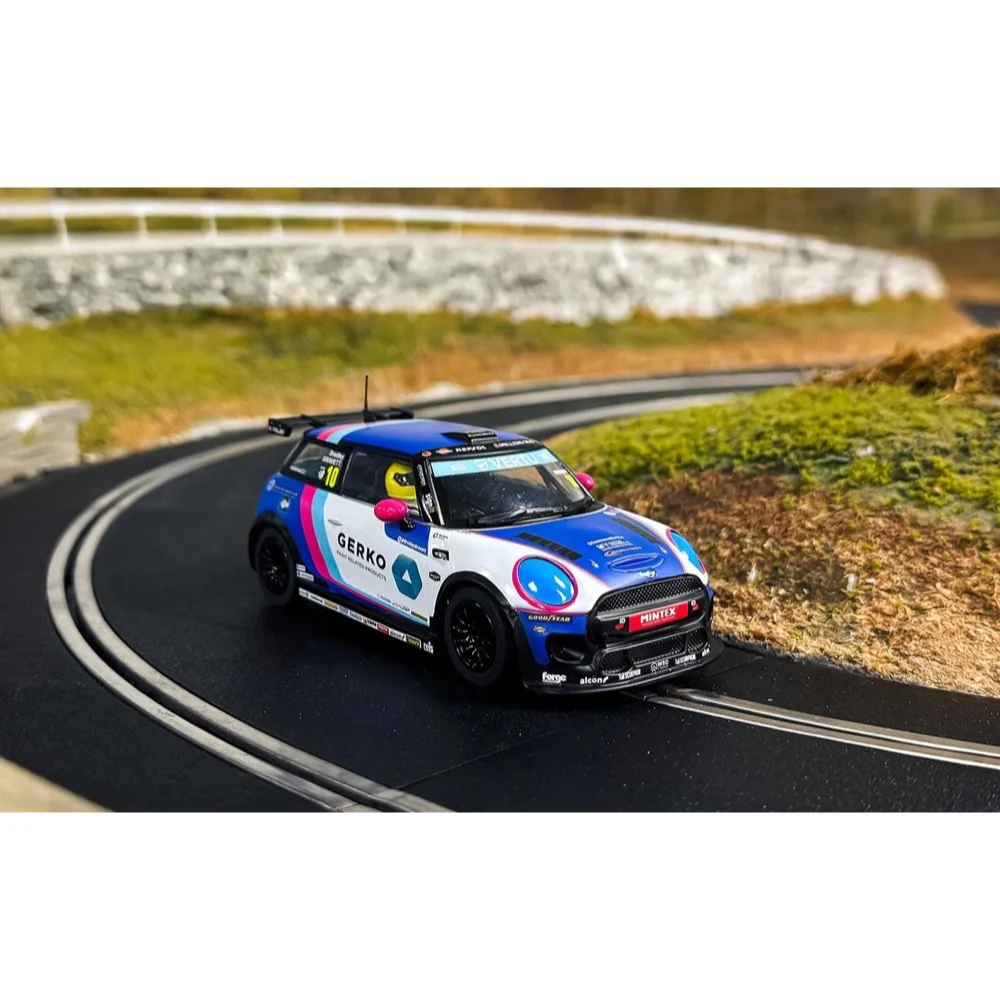 Scalextric C4410 Mini Cooper Slot Car - Bradley Gravett 2024 - Image 7