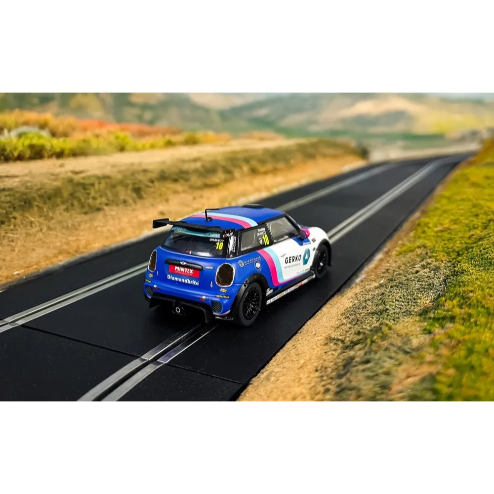 Scalextric C4410 Mini Cooper Slot Car - Bradley Gravett 2024 - Image 9