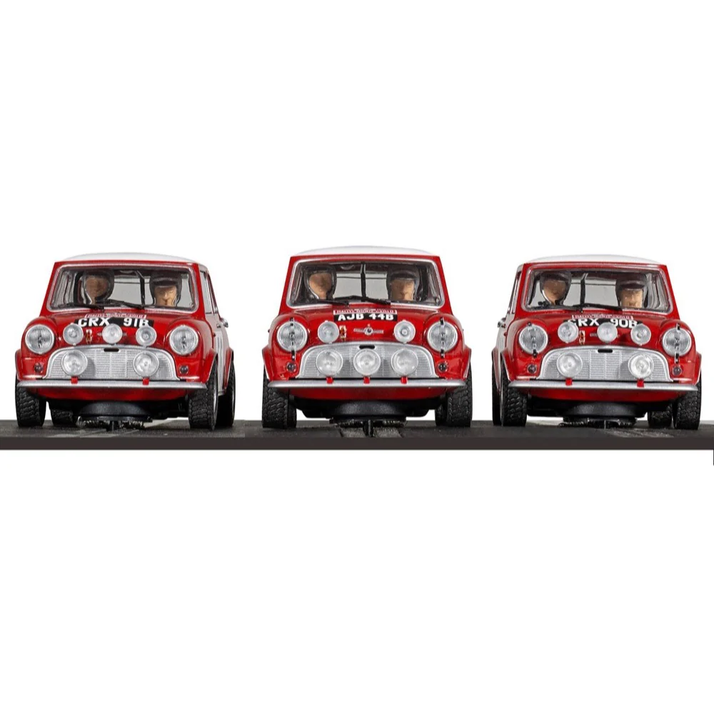 Scalextric C4488A 1965 Monte Carlo Rally Mini - Slot Car Triple Pack - Image 3