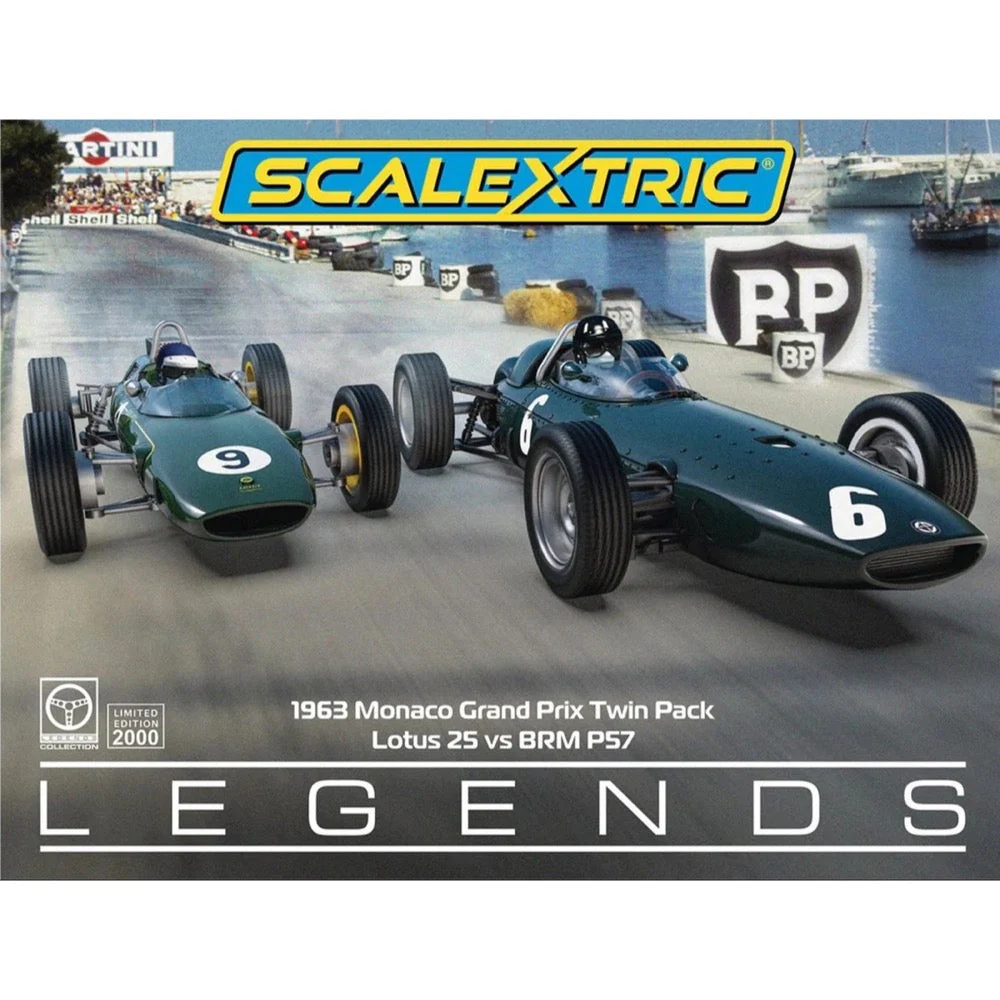 Scalextric C4580A 1963 Monte Carlo Grand Prix Slot Car Twin Car Pack