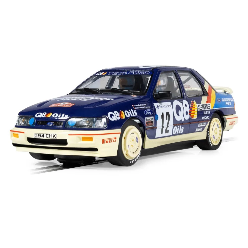 Scalextric C4607 Ford Sierra Sapphire Cosworth Slot Car - 1991 Monte Carlo Rally - Francois Delecour