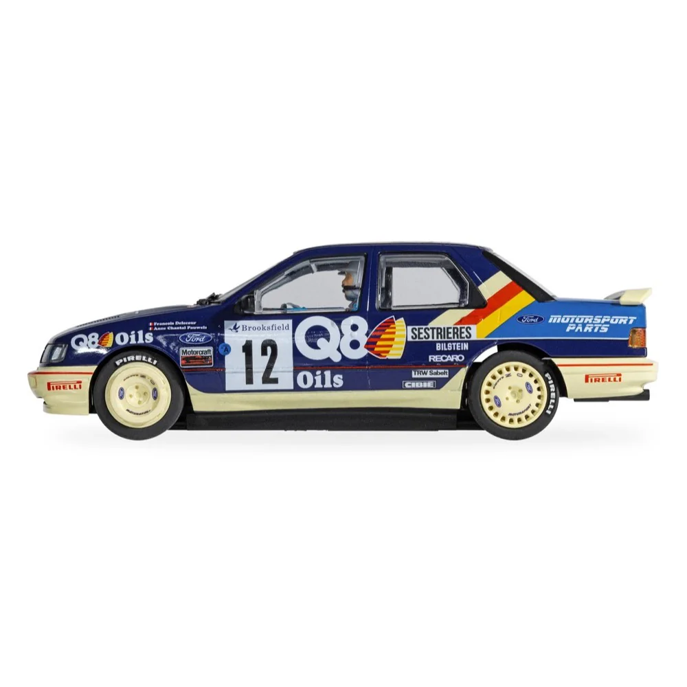 Scalextric C4607 Ford Sierra Sapphire Cosworth Slot Car - 1991 Monte Carlo Rally - Francois Delecour - Image 2