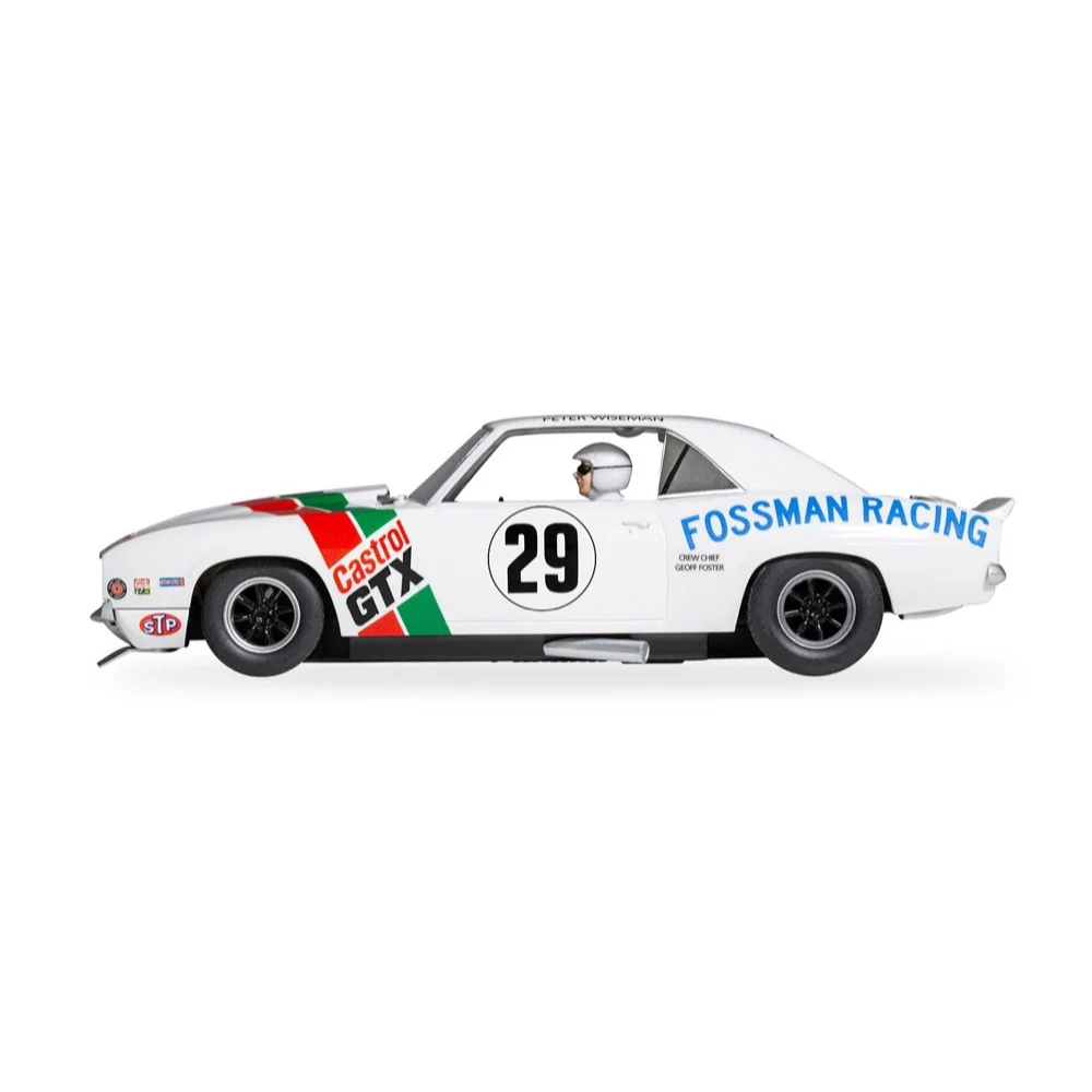 Scalextric C4643 Chevrolet Camaro Slot Car - Castrol Racing Trans Am 1971 - Image 2