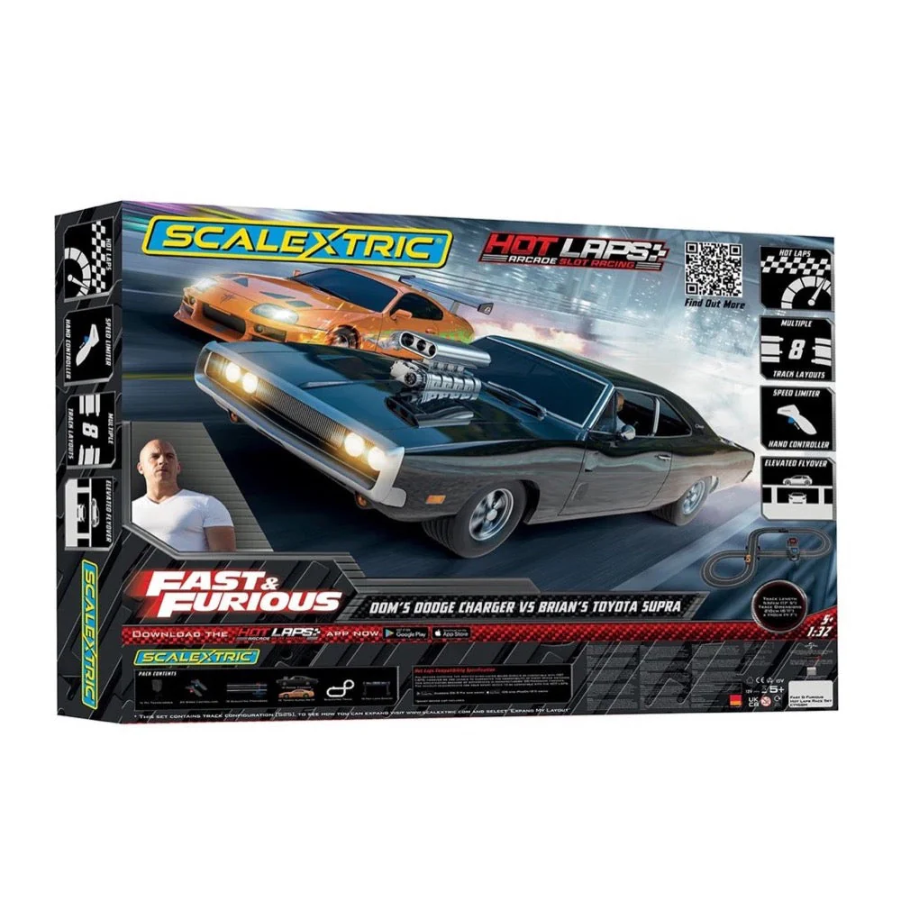 Scalextric Fast and Furious Hot Laps Race Slot Car Set - Image 19
